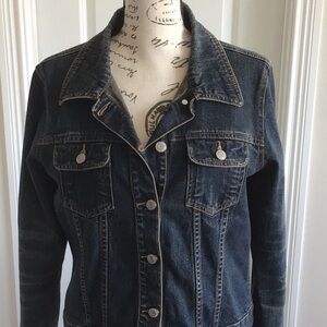 Women’s Old Navy washed denim Blue Jean Jacket Sz M